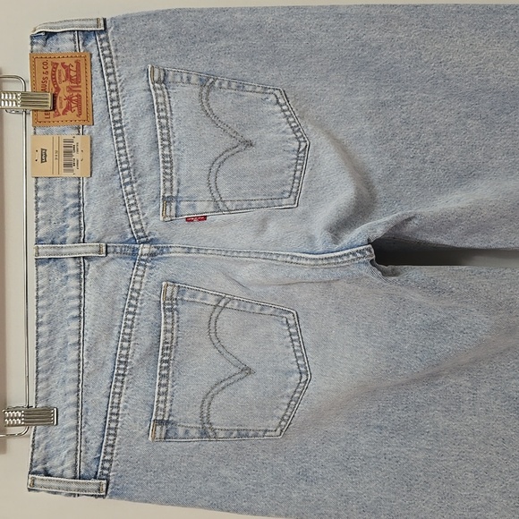 Levi's SuperLow Loose Fit Jeans Baggy Size 31 X 32 Wide Leg Light Wash Low Rise - Picture 12 of 16